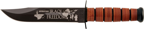 FREEDOM 7" W/LEATHER SHTH USMCKA-BAR USMC OPERATION IRAQI - American Ordnance