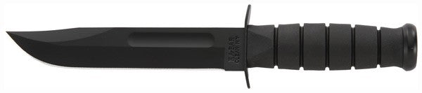 7" W/PLASTIC SHEATH BLACKKA-BAR FIGHTING/UTILITY KNIFE - American Ordnance