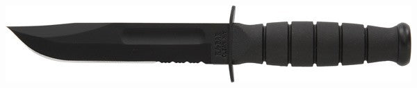 5.25" SERR W/PLASTIC SHEATHKA-BAR SHORT KA-BAR - American Ordnance