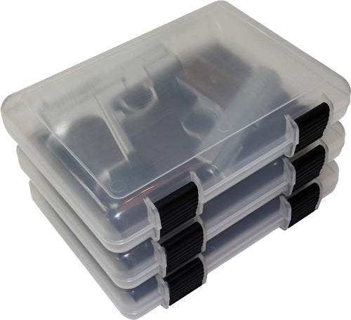 CASE 9" CLEAR SMOKE 3-PACKMTM IN-SAFE HANDGUN STORAGE - American Ordnance
