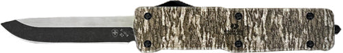 MOBL 3.5" D2 BLK DROP POINT!TEMPLAR KNIFE LARGE ZINC OTF - American Ordnance