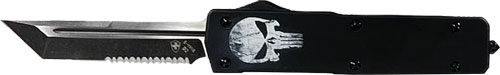 FALLEN 3.5" D2 BLK TANTO SRRTDTEMPLAR KNIFE LARGE ZINC OTF - American Ordnance