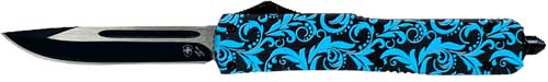TEAL 3.1" BLACK DROP POINTTEMPLAR KNIFE SLIM OTF MAIDEN - American Ordnance