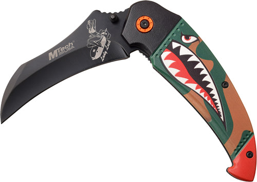 BLADE SHARK/BOMB BLACKMC MTECH 3.5" FOLDER HAWKBILL - American Ordnance