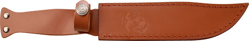 LEATHER SHEATHMC USMC 7" BOWIE BLADE W/ - American Ordnance