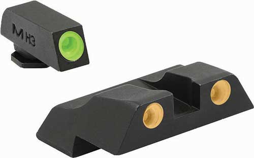 SET GREEN/ORG FOR MOST GLOCKSMEPROLIGHT NIGHT SIGHT FIXED - American Ordnance