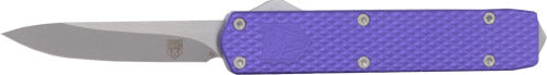 KNURLED PURPLE 2.25" D2 DROPCOBRATEC MINI MAMBA OTF GEN 2 - American Ordnance