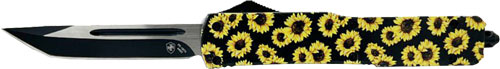 SUNFLOWER 3.1" BLACK TANTOTEMPLAR KNIFE SLIM OTF - American Ordnance