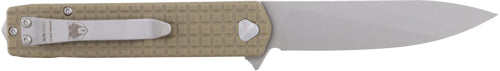 TAN/SS D2 BLADECOBRATEC MEDIUM CAYDEN 3.25" - American Ordnance