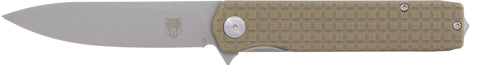 TAN/SS D2 BLADECOBRATEC MEDIUM CAYDEN 3.25" - American Ordnance