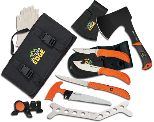 W/ BUCKLED ROLL SHEATHOUTDOOR EDGE THE OUTFITTER SET - American Ordnance