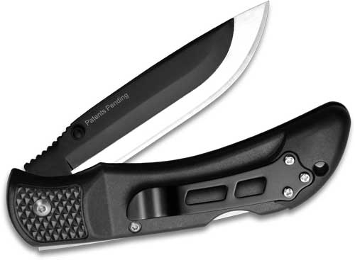 FOLDING BLADE BLACK BLISTER PKOUTDOOR EDGE 3.5" ONYX EDC - American Ordnance