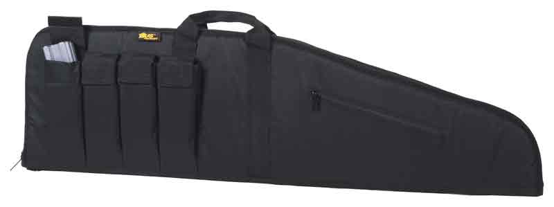 4 MAG POUCHES 600 DENIER BLACKUS PEACEKEEPER 45" MSR CASE BL - American Ordnance