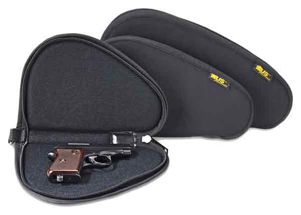 BLACK 600 DENIER LOCKABLEUS PEACEKEEPER PISTOL CASE 11" - American Ordnance