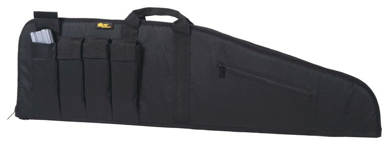 4 MAG POUCHES 600 DENIER BLACKUS PEACEKEEPER 35" MSR CASE BL - American Ordnance