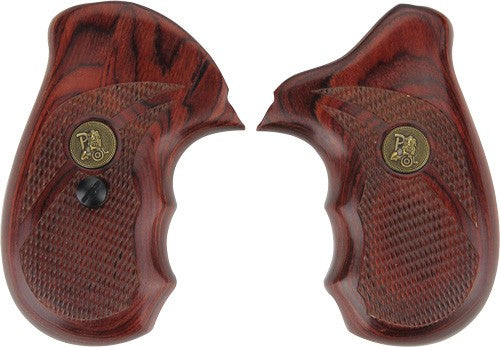 S&W J-FRAME ROSEWOOD CHECKEREDPACHMAYR LAMINATED WOOD GRIPS - American Ordnance
