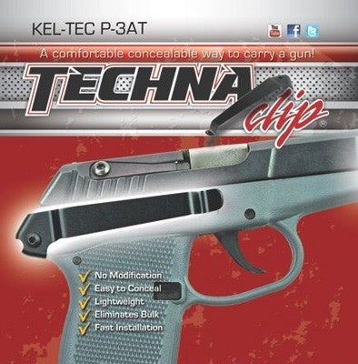 CLIP KEL-TECH P3AT RIGHT SIDETECHNA CLIP HANDGUN RETENTION - American Ordnance