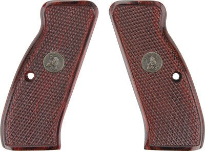CZ 75/85 ROSEWOOD CHECKEREDPACHMAYR LAMINATED WOOD GRIPS - American Ordnance