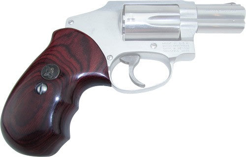 S&W J-FRAME ROSEWOOD SMOOTHPACHMAYR LAMINATED WOOD GRIPS - American Ordnance