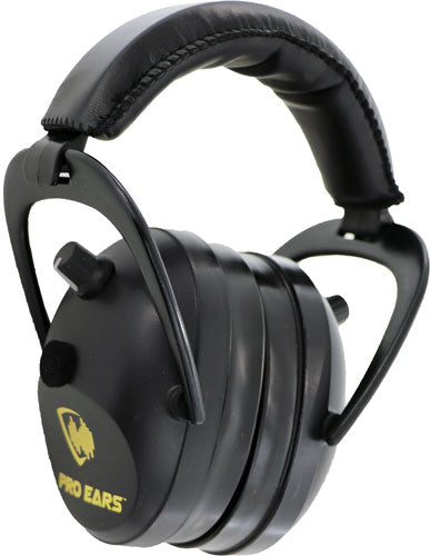 ELECTRONIC W/PADDED BASE BLKPRO EARS GOLD II 26 EAR MUFF - American Ordnance