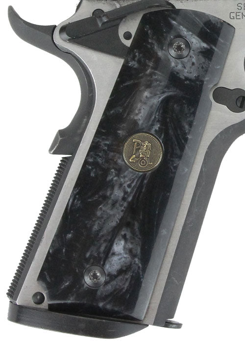 BLACK PEARL SMOOTHPACHMAYR GRIPS 1911 FULL SIZE - American Ordnance