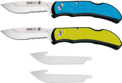 2-PACK WITH 4 BLADES PROMO!OUTDOOR EDGE RAZOR CARRY 3" - American Ordnance