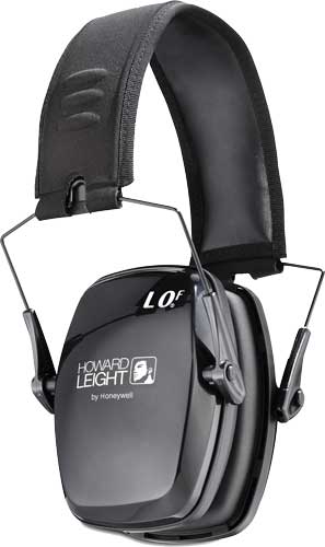 FOLDING EAR MUFF BLACK NRR23HOWARD LEIGHT LEIGHTNING - American Ordnance