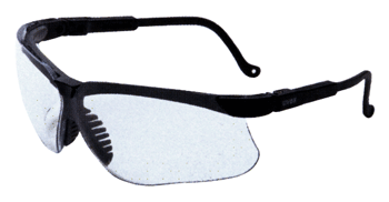 BLACK FRAME/CLEAR LENSHOWARD LEIGHT GENESIS GLASSES - American Ordnance