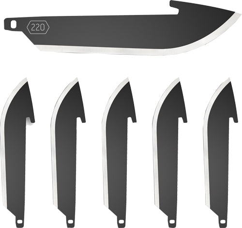BLADE PACK BLACK BLADES 6-PACKOUTDOOR EDGE 2.2" DROP POINT - American Ordnance