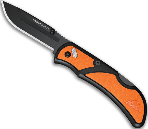2.5" ORANGE PMS 2 BLACK BLADESOUTDOOR EDGE RAZOR EDC LITE - American Ordnance
