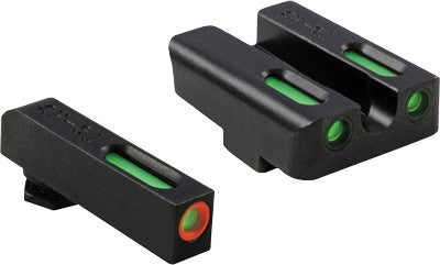 TFX PRO GREEN/ORANGE OUTLINETRUGLO SIGHT SET FOR GLOCK LOW - American Ordnance