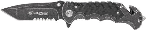 BLADE W/STRAP CUTTER/GLS BREKRS&W KNIFE BORDER GUARD 3.5" - American Ordnance