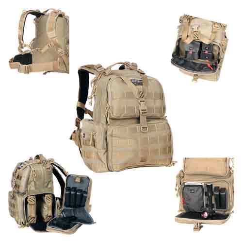 W/WAIST STRAP TAN NYLONGPS TACTICAL RANGE BACKPACK - American Ordnance