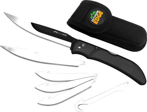 COMBO SET GRAY BLISTER PACKOUTDOOR EDGE RAZOR BONE 6-BLD - American Ordnance