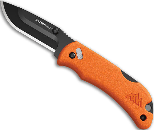 ORANGE PMS W/2 BLACK DP BLDSOUTDOOR EDGE RAZOR-MINI 2.2" - American Ordnance