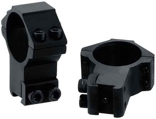 HIGH PROFILE 2PC 3/8 DOVETAILUTG AIRGUN/RIMFIRE RINGS 30MM - American Ordnance
