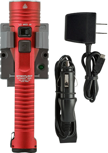 W/120V AC/12V DC CHARGER REDSTREAMLIGHT STINGER 2020 LED - American Ordnance