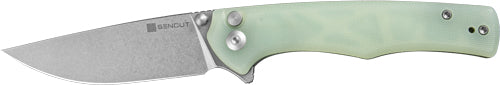 NATURAL G10/STONEWASHED D2!SENCUT KNIFE CROWLEY 3.48" - American Ordnance
