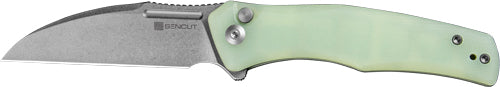 NATURAL G10/STNWSH BUTTONLOCK<SENCUT KNIFE WATAUGA 3.48" - American Ordnance