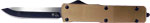 ANOD BRONZE 2.75" D2 BLK DROPTEMPLAR KNIFE SMALL OTF ALUM - American Ordnance