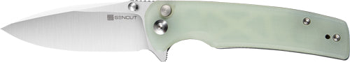 NATURAL G10/SATIN BUTTON LOCKSENCUT KNIFE SACHSE 3.47" - American Ordnance
