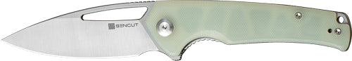NATURAL G10/SATIN LINER LOCK!SENCUT KNIFE MIMS 3.48" - American Ordnance