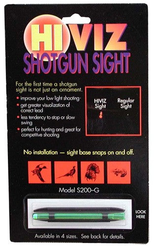 MAGNETIC RIB .171-.265" GREENHIVIZ SHOTGUN FRONT SIGHT - American Ordnance