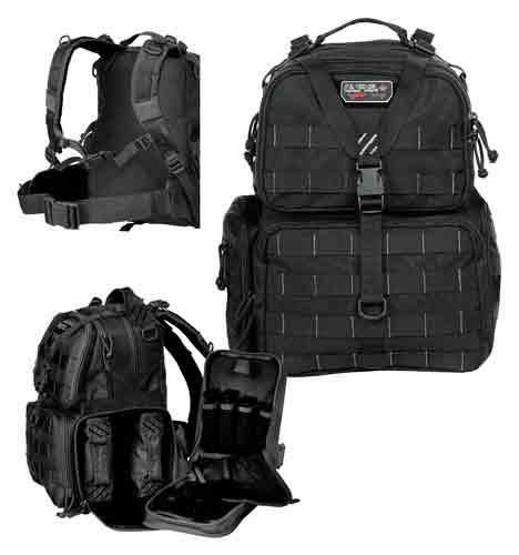 W/WAIST STRAP BLACK NYLONGPS TACTICAL RANGE BACKPACK - American Ordnance