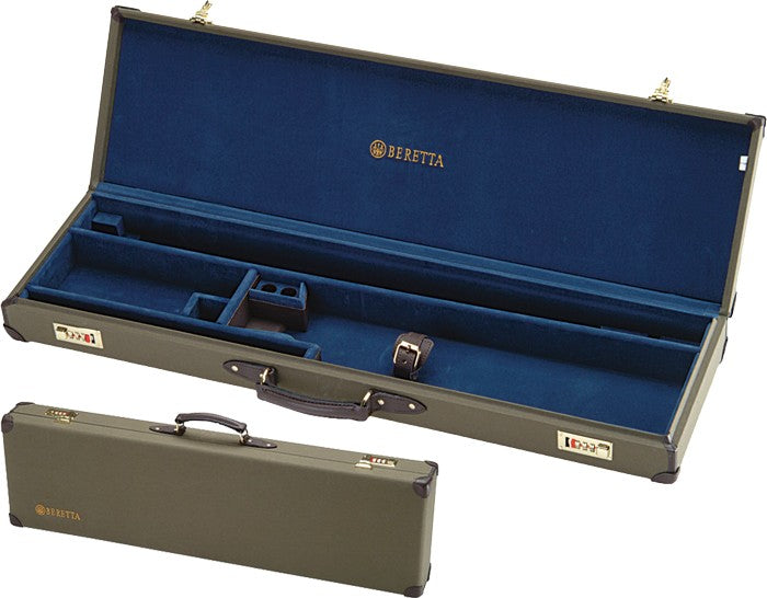 SHOTGUNS CANVAS/LEATHER LODENBERETTA LUGGAGE CASE FOR O/U - American Ordnance