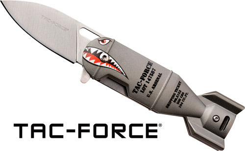 FOLDER GREY SHARK BOMB/SSMC TAC-FORCE 2.25" DROP POINT - American Ordnance