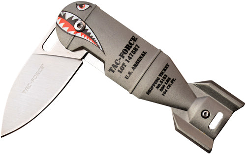 FOLDER GREY SHARK BOMB/SSMC TAC-FORCE 2.25" DROP POINT - American Ordnance