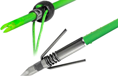 ARROW W/SPRING FSHR PNT & SLDETRUGLO BOWFISHING SPEED SHOT - American Ordnance