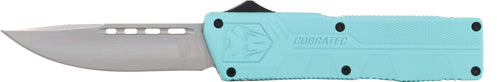 MINT BLUE 3.25" DROP POINTCOBRATEC LIGHTWEIGHT OTF - American Ordnance