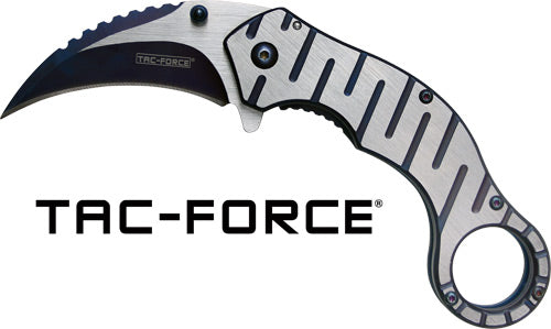 BLADE FOLDER GREY/BLACKMC TAC-FORCE 2.5" HAWKBILL - American Ordnance